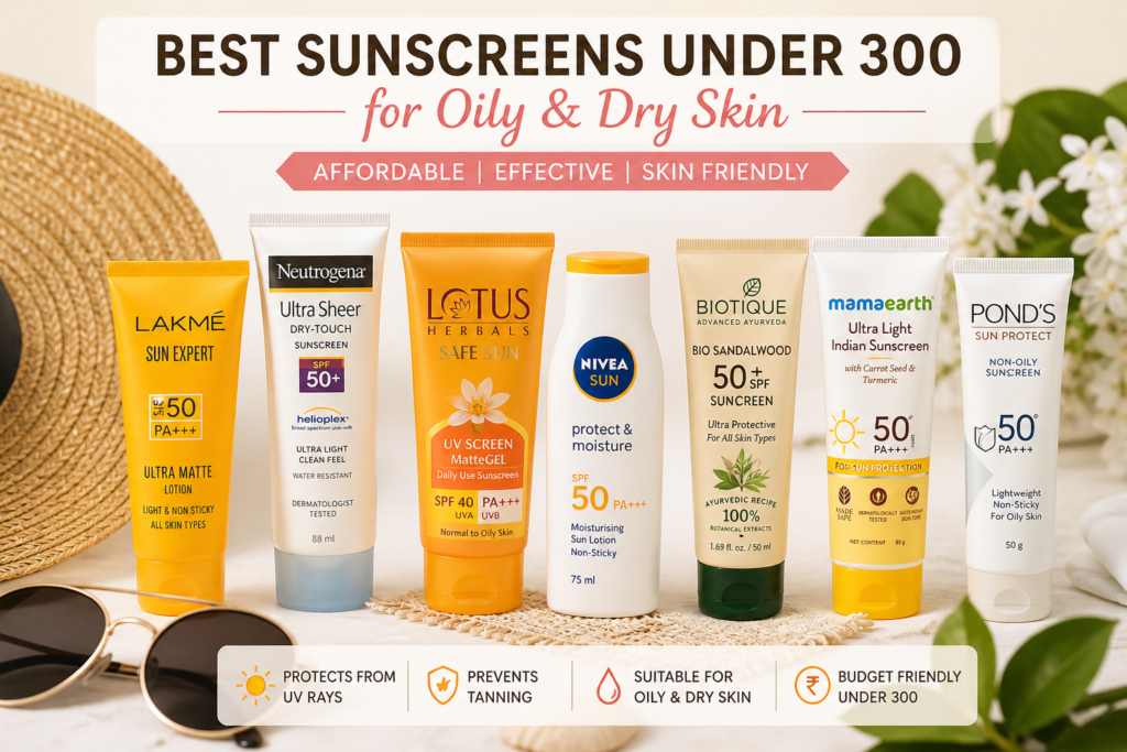 Best Sunscreens Under 300